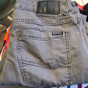 Ezekiel Grey Pants stretchy